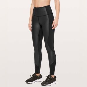 Lululemon Wunder Under High Rise Tight *Shine 28”